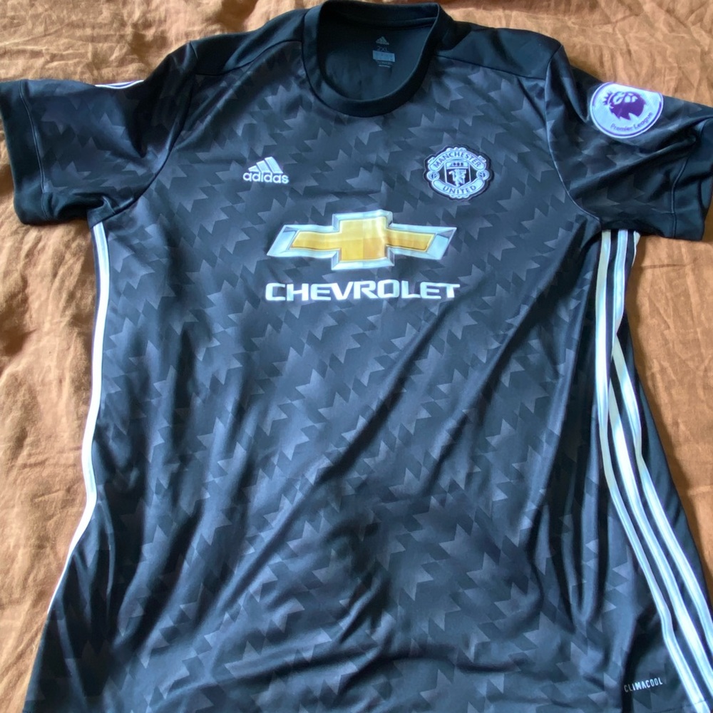adidas Black Manchester United Pogba Jersey/ short sleeve